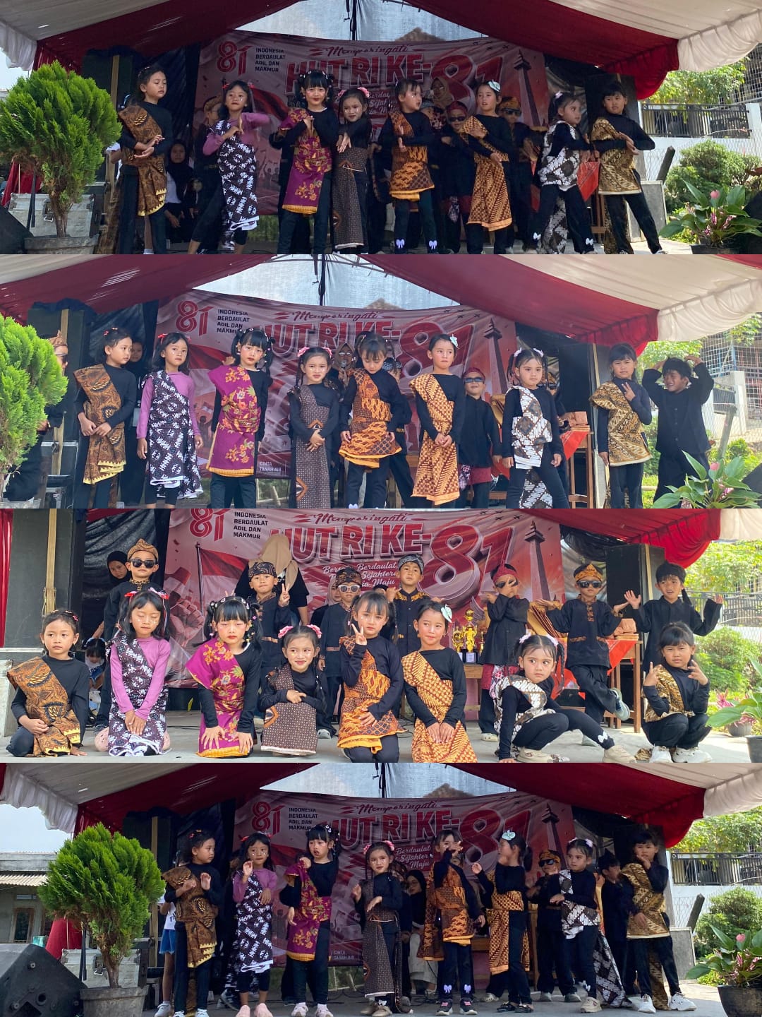 penampilan tari lagu sakedung kading (tari semut)
